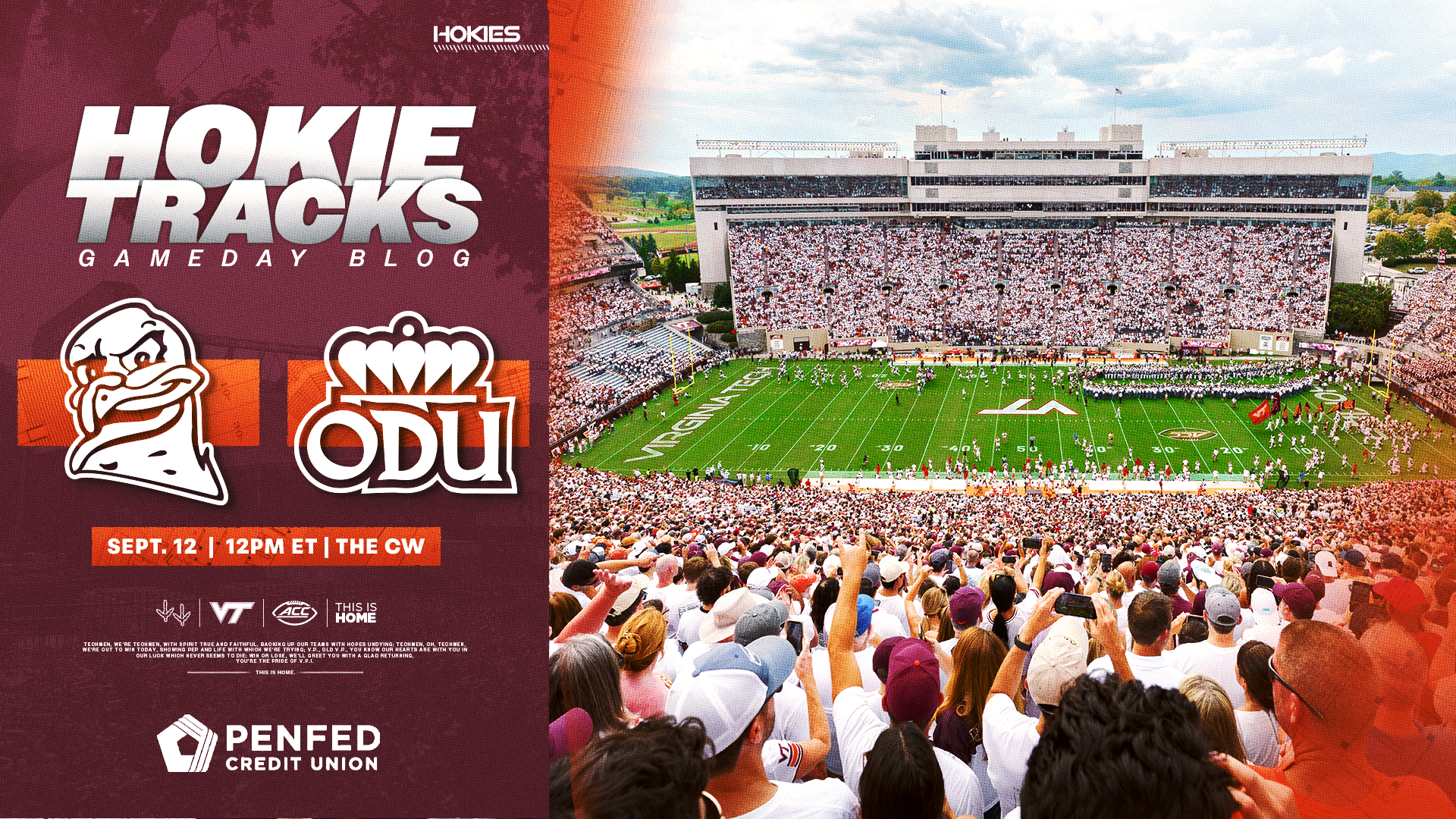 Hokie Tracks: Gameday Blog vs. ODU