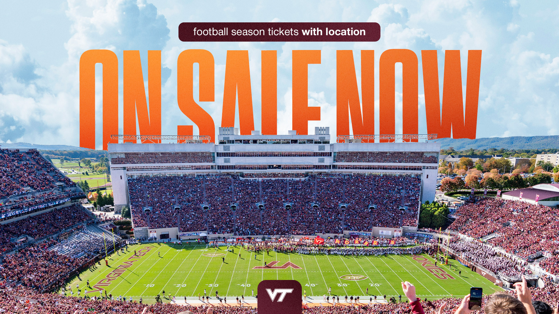 Football season tickets with seat location now available