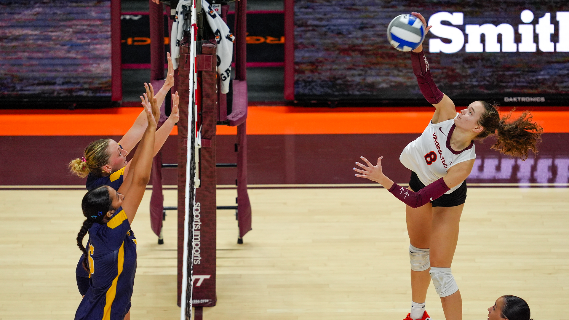 Hokies sweep Monarchs Friday Night