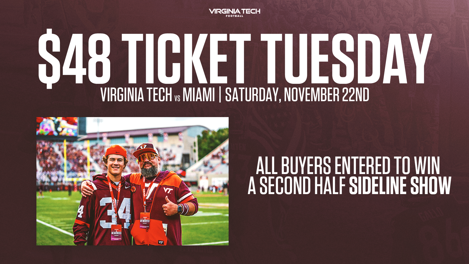 Ticket Tuesday: Virginia Tech vs. Miami (Fla.) - Virginia Tech Athletics