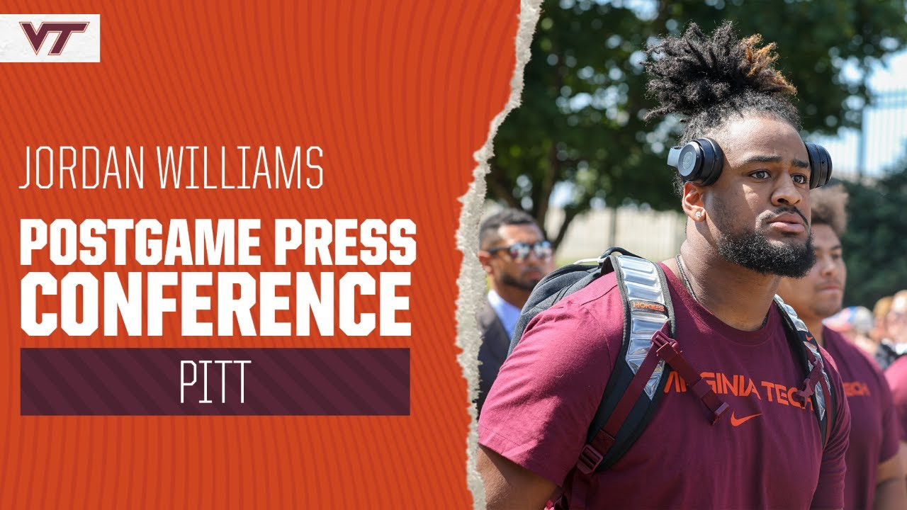 FB: Postgame Press Conference vs. Pitt (Jordan Williams) - Virginia ...