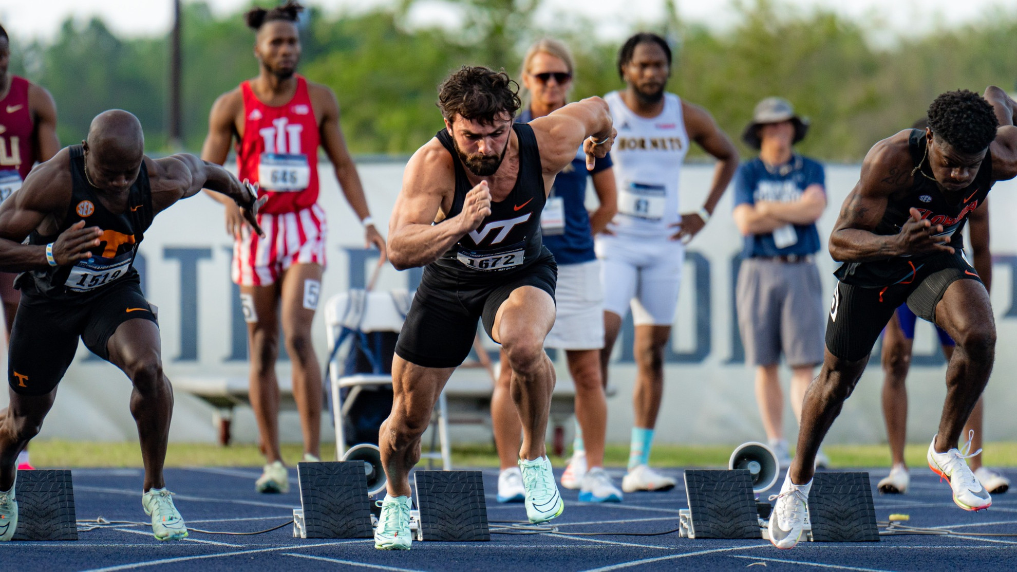 TF: Cole Beck breaks 100m school record - Virginia Tech Athletics